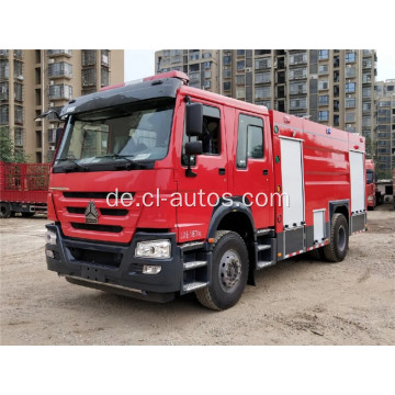 Howo 9000 Liter Schaum Wasser Feuerwehrkämpfwagen